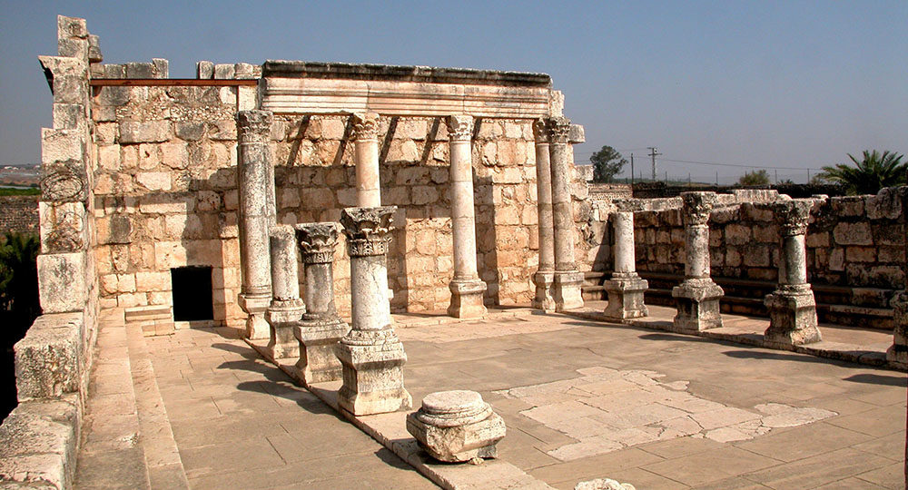 Ancient synagogue in Capernaum